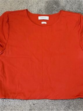 Aritzia Babaton Orange Contour Tee